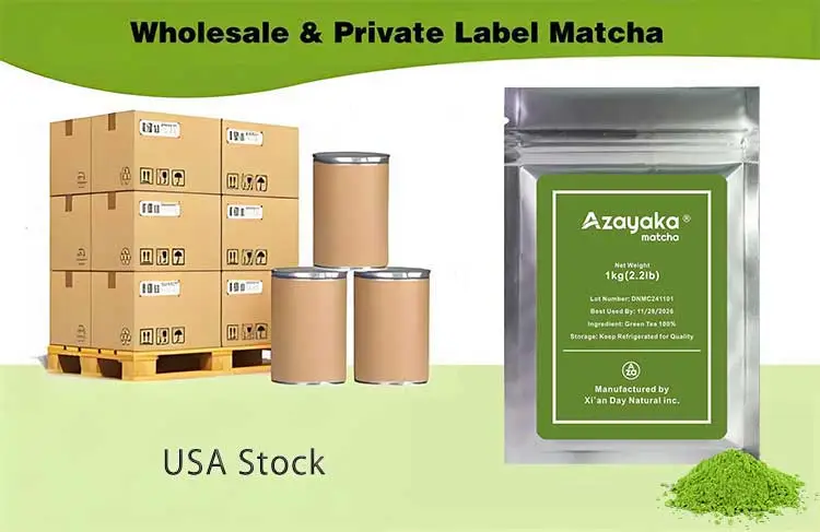 wholesale & private label 
matcha