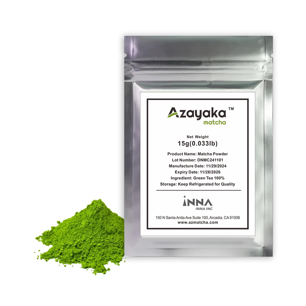 free sample of organic matcha