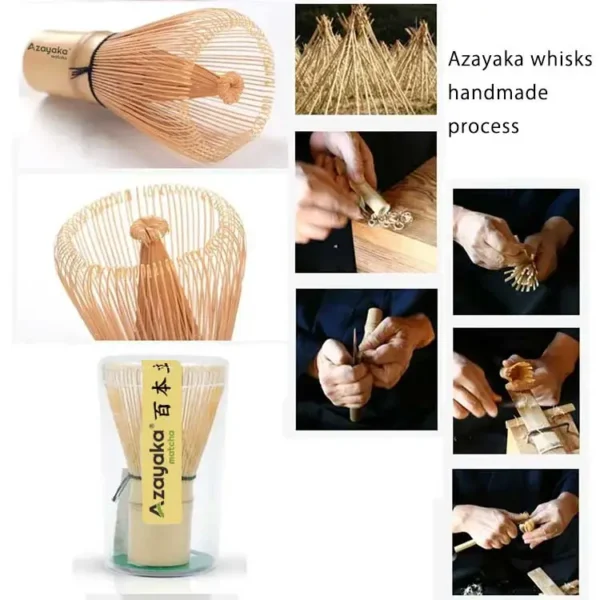 Azayaka whisks handmade process